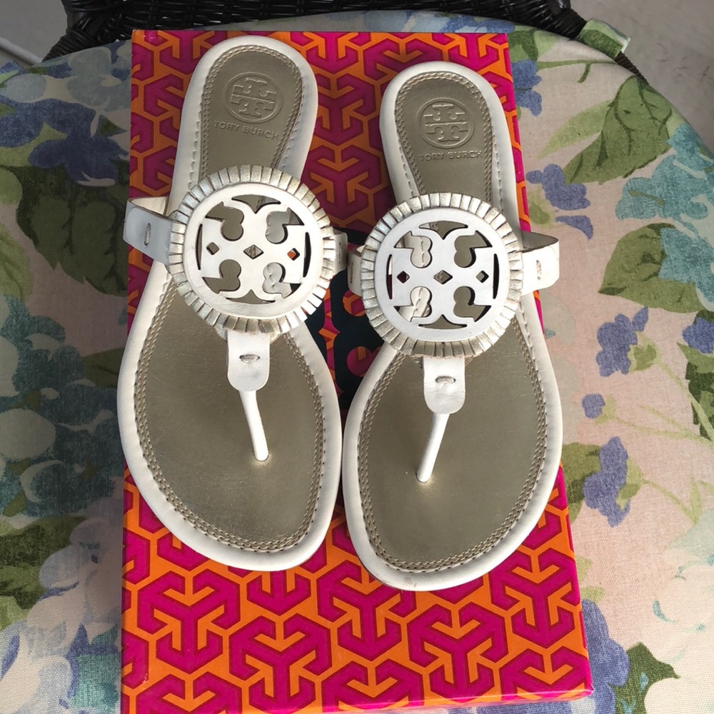 Tory Burch Miller Fringe Sandal size 6